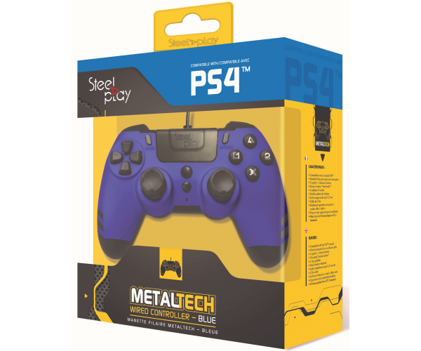 Steelplay MetalTech Wired Controller - Sapphire Blue