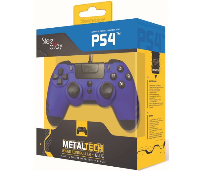 Steelplay MetalTech Wired Controller - Sapphire Blue