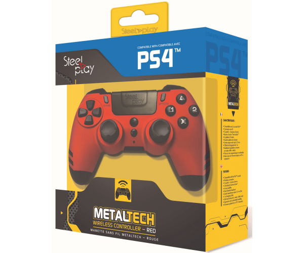 Steelplay MetalTech Wireless Controller - Ruby Red