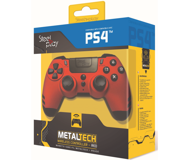 Steelplay MetalTech Wireless Controller - Ruby Red