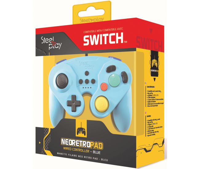 Steelplay Wired Neo Retro Controller Blue - Switch
