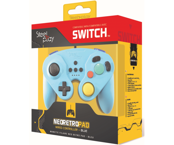 Steelplay Wired Neo Retro Controller Blue - Switch