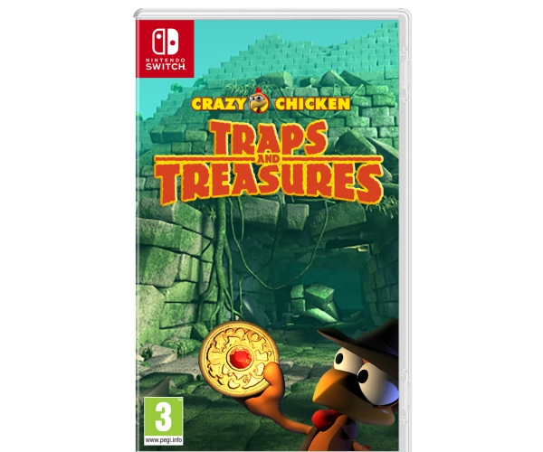 Crazy Chicken: Traps and Treasures - Switch (Code in a Box)