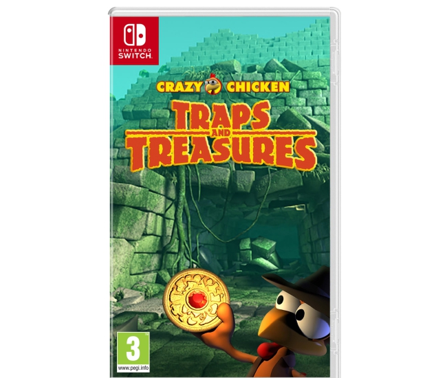 Crazy Chicken: Traps and Treasures - Switch (Code in a Box)