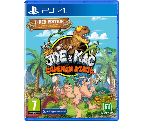 New Joe & Mac: Caveman Ninja: T-Rex Edition - PS4
